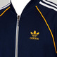 Adidas Original Chaqueta Superstar TrackTop (marino/dorado/blanco)