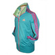 Adidas Chaqueta YG Reinv TT (verdementa/rosa)