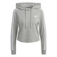 Adidas Essentials 3-Stripes Cropped Hoodie