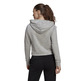 Adidas Essentials 3-Stripes Cropped Hoodie