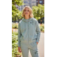 Sudadera Adidas Essentials 3-Stripes French Terry FZ  "Green"