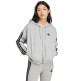 Sudadera Adidas Essentials 3-Stripes French Terry Full-Zip  "Grey"