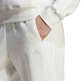 Adidas Essentials 3-Stripes Open Hem Fleece Pant "Off White"