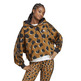 Adidas Essentials Animal Print 3-Stripe Hoodie