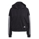 Adidas Essentials Cut 3-Stripes Full-Zip Hoodie