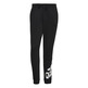 Adidas Essentials Fleece Tapered Cuff Pant Logo "Black"