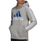 Adidas Essentials Hoodie Fleece Logo 3 strips