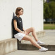 Camiseta Adidas Essentials Linear "Black"