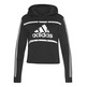 Adidas Essentials Logo Colorblock Fleece Cropped