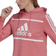 Adidas Essentials Logo Colorblock Fleece Cropped