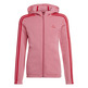 Adidas Girls Essentials 3S Fleece Full-Zip