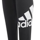 Adidas Girls Essentials Big Logo Cotton Leggings