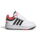Adidas Infants Hoops 3.0 CF I "White-Bright Red"