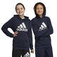 Adidas Junior Big Logo Essentials Cotton Hoodie "Dark Blue"