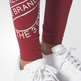 Adidas Originals Leggings Logo 3-Stripes (Collegiate Burgundy Melange)