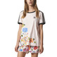 Adidas Originals The Farm 3 Stripes Tee W "Floralita" (halo pink)