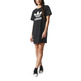 Adidas Originals Trefoil Logo Dress Tee (negro)