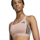 Adidas PR Train Medium-Support 3-Stripes Bra " warm clay"