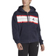 Adidas W Essentials Pinstripe Block Fleece Full-Zip Loose Fit