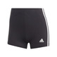 Adidas W Essentials Single Jersey Booty 3-Stripes Short "Black"