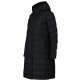 Campagnolo Women's long padded down jacket with hood "Black"