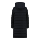 Chaqueta acolchada larga Campagnolo "Black"