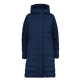 Campagnolo  Women's long padded down jacket with hood "Blue Ink"