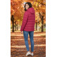 Chaqueta acolchada  con capucha Campagnolo  "Amaranto"