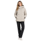 Chaqueta acolchada con capucha Campagnolo "Kaki"