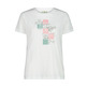 Campagnolo Women's T-shirt in organic cotton "White-Rose"