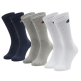 Calcetines Champion 3 Pack Crew C Logo "Navy-White-Grey"