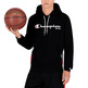 Sudadera Champion Basketball USA Script Logo Tape Fleece "Black"