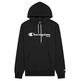 Sudadera Champion Basketball USA Script Logo Tape Fleece "Black"