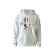 Champion Basketball Vintage Script Logo Hooded Sweatshirt "White"