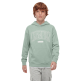 Sudadera niño Champion con estampado Puff "Honeydew"