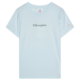 Champion Cotton Graphic Crewneck With Large Logo T-Shirt "Light Blue"