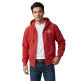 Sudadera Champion Trainning Club con Capucha y Cremallera Completa "Washed Red"