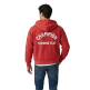 Sudadera Champion Trainning Club con Capucha y Cremallera Completa "Washed Red"