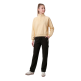 Pantalón Cargo Niña Champion con Interior Afelpado Icons "Black"