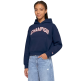 Sudadera corta con Capucha Niña Champion Graphic Logo Main Street Fleece "Navy"