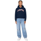 Sudadera corta con Capucha Niña Champion Graphic Logo Main Street Fleece "Navy"