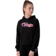 Sudadera Niña Champion Graphic Logo "Black-Pink"