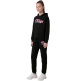 Sudadera Niña Champion Graphic Logo "Black-Pink"