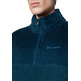 Champion Half Zip Polar Fleece Sweatshirt "Dark Green-Blue"