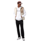 Pantalón con Dobladillo Recto Champion Icons Men’s Straight Hem Fleece "Black"
