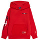 Sudadera Niño/Niña Champion Basketball Logo Fleece "Red"