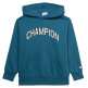 Sudadera con Capucha Niño/Niña Champion Kids Graphic Logo Main Street Fleece "Dark Ocean Blue"