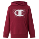 Sudadera Niño/Niña con Capucha Champion Graphic Logo Powerblend "Bordeaux"