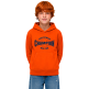 Sudadera Niño/Niña con Capucha Champion Graphic Logo Powerblend "Orange"