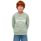 Sudadera Niño/Niña Cuello Redondo Champion Graphic Logo Powerblend "Light Olive Green"